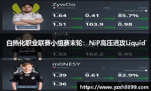 白热化职业联赛小组赛末轮：NiP高压进攻Liquid